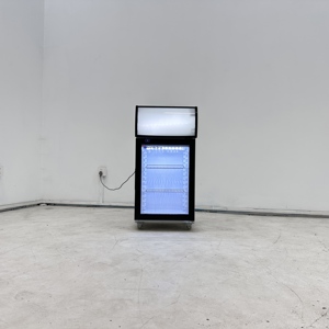 <span class=keywords><strong>Mini</strong></span>-réfrigérateur à boissons lumineux personnalisé conçu pour mettre en valeur les thés glacés pétillants dans les zones de bars urbains branchés - Product Image 3