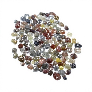 Diamantes Sueltos Multicolores Naturales con Certificación IGI, Corte Sal y Pimienta, 6-10 mm, para Joyería - Product Image 1