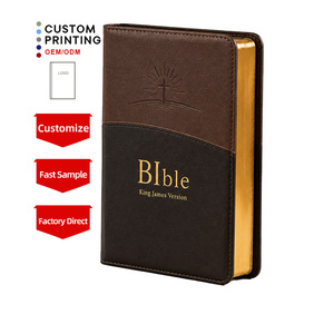 Servicio de Impresión de Libros por Encargo, Diseño Personalizado, Multilingüe, <span class=keywords><strong>Hebreo</strong></span>, Estampado en Caliente, Biblia Inglesa Versión King James - Product Image 1
