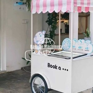 Wholesale Custom Hand Push Stainless Steel Food Truck for Outdoor Use-Hotels Fast Food Hotdog Ice Cream <b>Rust</b> Resistant Design - Product Image 1