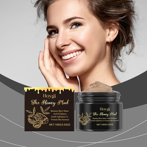 Gommage corporel nourrissant et hydratant au miel et au sel, propriétés blanchissantes, crème rafraîchissante non grasse pour le visage - Product Image 3