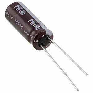 UPW1A102MPD6TA ตัวเก็บประจุชนิดอลูมิเนียมอิเล็กโทรไลติก1000UF ± 20% 10V ผ่านรู - Product Image 1