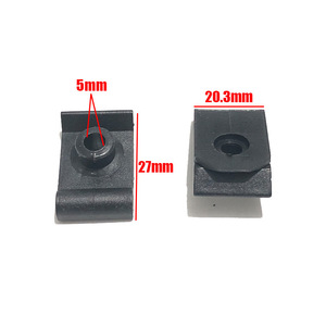 Clip de fixation de pare-chocs automobile 5,2 mm en plastique en forme de U pour Toyota, pièce de rechange et de réparation 2839 - Product Image 2