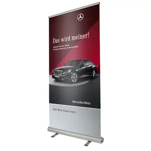 Reclame Roller Intrekbare Roll Up Horizontale Banner Stand