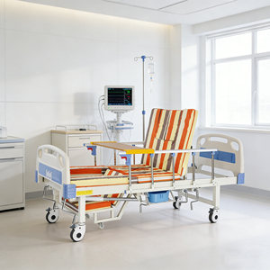 Letti Ospedalieri Manuali Multiuso Certificati ISO in Acciaio per Assistenza Anziani a Prezzo Scontato - Product Image 1