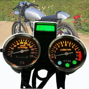 Tableau de Bord Odomètre Tachymètre Affichage Multicolore pour Suzuki GN125 GN125 <span class=keywords><strong>Intruder</strong></span> <span class=keywords><strong>125</strong></span> ED Style Brat Cafe Racer - Product Image 1