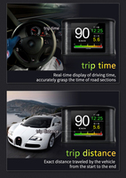 Nouveauté : Affichage tête haute P10, jauge OBD2, compteur de vitesse numérique, outil de diagnostic OBD pour voiture