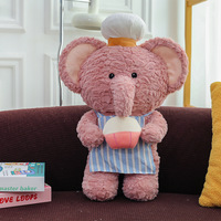 Nouvelle série de poupées en peluche transfrontalière Panda Éléphant Ours Koala, rembourrées en coton PP, grandes poupées en tissu et oreillers