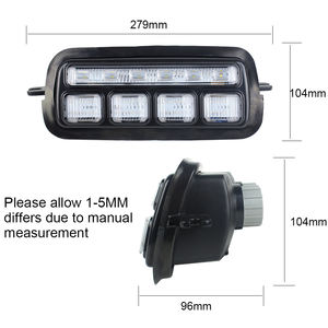 Feux de jour LED Aukma, feux de jour 5000K 12V, compatibles avec <span class=keywords><strong>Lada</strong></span> <span class=keywords><strong>Niva</strong></span> 4x4, <span class=keywords><strong>accessoires</strong></span> de voiture - Product Image 3