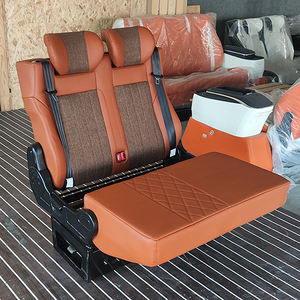 Asiento Doble Reversible Chengbo Van <span class=keywords><strong>Camper</strong></span> Life para Autocaravanas Pequeñas, Asiento para RV con Cuero de Microfibra de Lujo Impermeable FBN-100 - Product Image 2