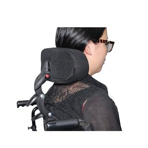 Accesorios para sillas de ruedas, reposacabezas ajustable para silla de ruedas, suministros de terapia de rehabilitación, plástico y acero - Product Image 2