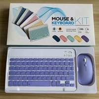 Keyboard Mini Split Ultra Tipis RGB Backlit Nirkabel BT Kustom 78 Tombol untuk iPad Tablet Portabel Antarmuka USB-C Dapat Diisi Ulang Plastik