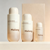 Bouteille d'emballage en plastique avec bouchon à disque personnalisé, logo personnalisé, 100/300/400 ml, HDPE, finition mate, toucher doux, gel corporel, shampoing et après-shampoing