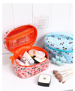 Mới Trang Điểm Túi Công Suất Lớn Phim Hoạt Hình Cô Gái Trái Tim Xách Tay Trang Điểm Hộp Cầm Tay Skincare Lưu Trữ Túi - Product Image 5