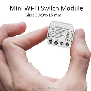 16A 100-240V Zigbee Akıllı Anahtar Modülü PC Malzemesi WIFI Ev Kullanımı İçin Uygulama Kontrolü 15mm Kalınlıkta Küçük Montaj Kutusu Uyumlu - Product Image 5