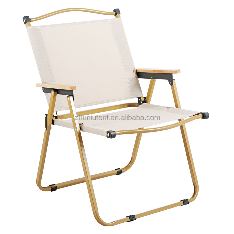 Modern Style Portable Folding Beach Kermit Chair for Outdoor Activities-Garden Park Warehouse Carbon Steel Camping Furniture