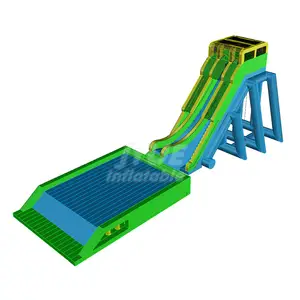 NOUVELLE Chute Libre Fou Drop Kick Toboggan Gonflable Montagnes Russes De Glissières Gonflables Dropkick Glissière D'eau Pour Adultes