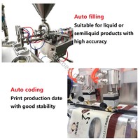 Café commercial industriel protéine de lait épices en poudre café K-cup Encapsulant remplissage scellage machine de capsulage