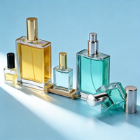 Flacon pulvérisateur en verre transparent personnalisé vide de 10 ml pour cosmétiques et parfums