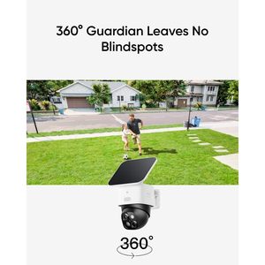 Eufy <b>Security</b> SoloCam S340 2-Cam Kit Solar <b>Wireless</b> <b>Outdoor</b> <b>Camera</b> 360 Pan Tilt HomeBase S380 - Product Image 4