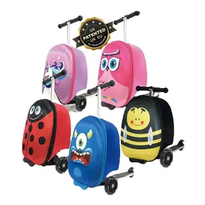 Equipaje Niños Promoción personalizada 20 "EVA plegable scooter bolsa niños maleta scooter equipaje para niños