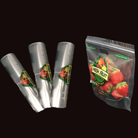 Kalee kantong kemasan buah dan sayuran, kantong kemasan buah plastik 1-3Kg bening Eco banyak kantong kemasan buah