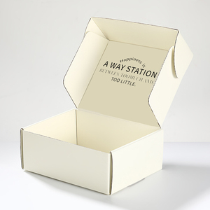 Cajas de Envío de Papel Reutilizables Personalizables, Recubrimiento UV, Grabado en Relieve, Caja de Cartón Corrugado Reciclable, Ecológica - Product Image 3