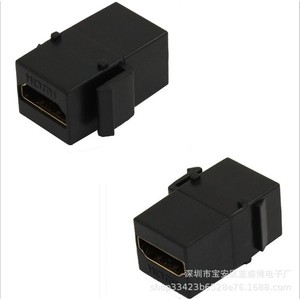 Adaptador HDMI hembra a hembra de material ABS para conexión de audio y video - Product Image 2
