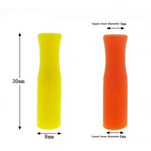 Custom Anti-Burn Teeth Protector Tumbler Bulk <b>Reusable</b> Silicone <b>Straw</b> Tips Cover Dust-proof Cute Topper Charms Bar Accessories - Product Image 5