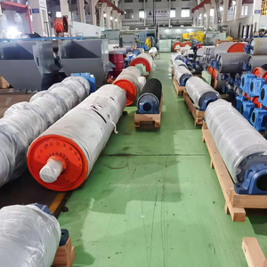 XINFEI Heavy Duty Polyurethane <strong>Roller</strong> <strong>Idler</strong> with Ball and <strong>Roller</strong> Bearings for Mining Conveyor Set New High Load Capacity - Product Image 4