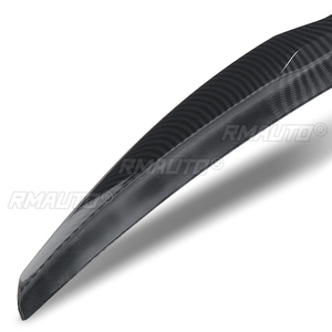 ทาสีคาร์บอน fbier ปีกท้ายรถด้านหลังสปอยเลอร์สำหรับ Audi A4 S4 B9 2017-2021 - Product Image 6