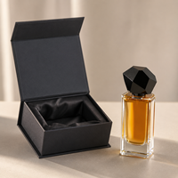 Flacon de parfum en verre transparent personnalisé de qualité supérieure, 30 ml, 50 ml, 100 ml, vaporisateur à fine brume, ensemble de flacons vides avec logo imprimé à l'écran