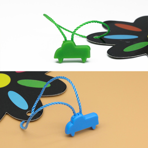 Cuerda Personalizada de Lujo Ecológica para Etiquetas Colgantes de Prendas, Cuerda para Etiquetas de Plástico con Logotipo, Lacre para Etiquetas de Juguetes y Vasos 13CM - Product Image 3