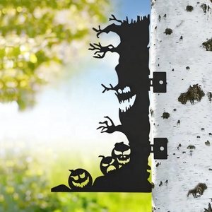 Décorations de jardin en métal : décorations rondes effrayantes, libellules originales, coccinelles en acier, abeilles en métal, ornements de bordure Edge Eagle - Product Image 3