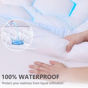 Juego de Sábanas Ajustables Acolchadas de Tela de Calidad Hotelera Moderna, Resistentes al Agua, Ecológicas, 200 Hilos, Hechas a Medida - Product Image 2