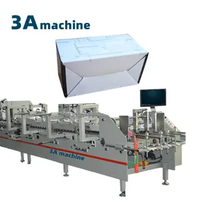 Máquina de termoformagem de caixa de alimentos rápida, máquina de bloqueio fundo pré-dobrado cqt ~ 900yg-2 para caixas de cartão