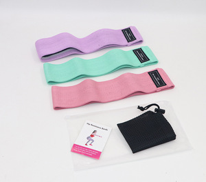 Precio bajo de fábrica Pilates Yoga bandas elásticas de resistencia ejercicio estiramiento banda flexible para entrenamiento de piernas de botín - Product Image 4