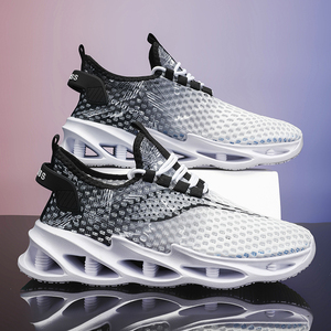 Zapatos Deportivos de Verano para Hombre, Elegantes, de Corte Bajo, Transpirables, con Cordones, para Caminar y Correr al Aire Libre, Diseño Antideslizante - Product Image 2