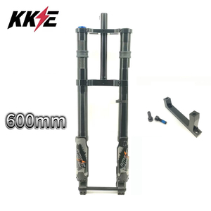 20 Bicycle 4.0 Fat Tire Air Suspension Front Fork Double Shoulder Disc Brake e