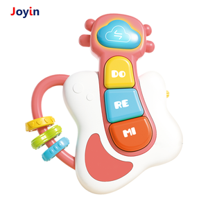 Ensemble de jouets musicaux 3 pièces pour bébé avec <span class=keywords><strong>piano</strong></span>, batterie à main et guitare, son et lumière, jeu éducatif pour les nourrissons et les tout-petits, apprentissage de la musique - Product Image 4