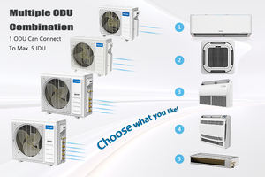 8-16kW sistema di Modulare per uso domestico Multi zona aria condizionata HVAC ventilcoil sistema Wifi R32a VRF unità centrale condizionatore d'aria centrale - Product Image 2
