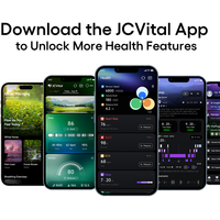 Bracelet intelligent JCVital V1 avec API SDK brevetée, suivi de la fréquence cardiaque et de la tension artérielle, SDK ouvert, vente en gros à prix abordable