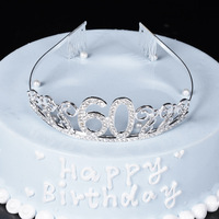 Corona de Número para Cumpleaños 15 16 18 Años, Artículos para Fiestas, Decoración para Pasteles, Bodas, Festividades