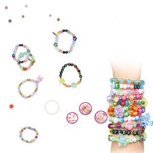 Juguetes Artesanales de Cuentas de Plástico para Tejer, Ecológicos y Hechos a Mano, para Hacer Pulseras y Joyería - Regalo Perfecto para Niños en Edad Preescolar <span class=keywords><strong>XILE</strong></span> - Product Image 6