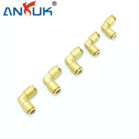 Raccords pneumatiques ANRUK PC2 NPT 1/8 en laiton pour bras robotique, tubes en nylon, qualité industrielle