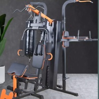 PINJIAN Smith Machine Power Rack Multifonctionnel pour la musculation à domicile, appareil d'entraînement combiné multifonctionnel