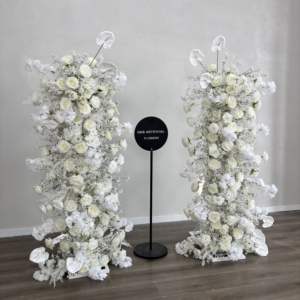 ซุ้มดอกไม้ทำด้วยมือพร้อมขาตั้งอุปกรณ์ตกแต่งงานโรแมนติกซุ้มดอกไม้สไตล์ใหม่ - Product Image 3