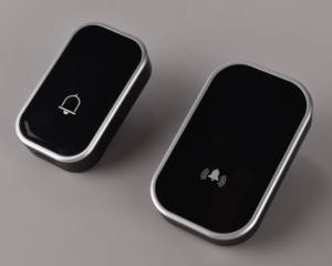 <span class=keywords><strong>Sonnette</strong></span> <span class=keywords><strong>sans</strong></span> <span class=keywords><strong>fil</strong></span> moderne et minimaliste, durable, à piles, avec un portée de transmission de 200 m et un changeur de voix - Product Image 5