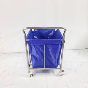 <span class=keywords><strong>Chariot</strong></span> à <span class=keywords><strong>linge</strong></span> sale médical à 3 niveaux avec sac anti-fuite pour hôpitaux, cliniques, maisons <span class=keywords><strong>de</strong></span> retraite Gère le <span class=keywords><strong>linge</strong></span> sale/déchets - Product Image 4