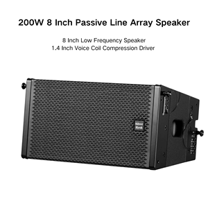 LA8 8인치 2-Way 패시브 라인 어레이 스피커: 바, 콘서트 및 야외 공연용 - Product Image 6